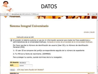 DATOS
 