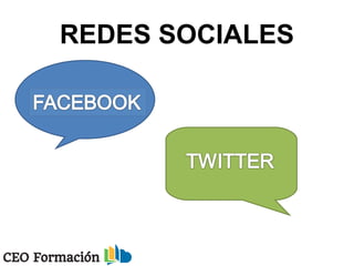 REDES SOCIALES
 