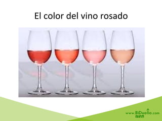 El	
  color	
  del	
  vino	
  rosado	
  
 