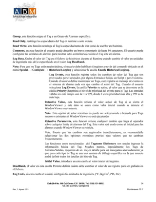 Tag Dictionary Intouch Curso de intouch 10.1 | DOC