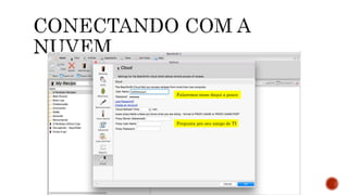Falaremos nisso daqui a pouco
Pergunta pro seu amigo de TI
 