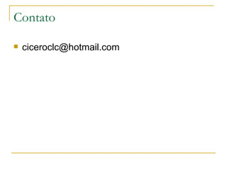 Contato [email_address] 