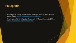 Curso de javascript #1 presentación | PPTX