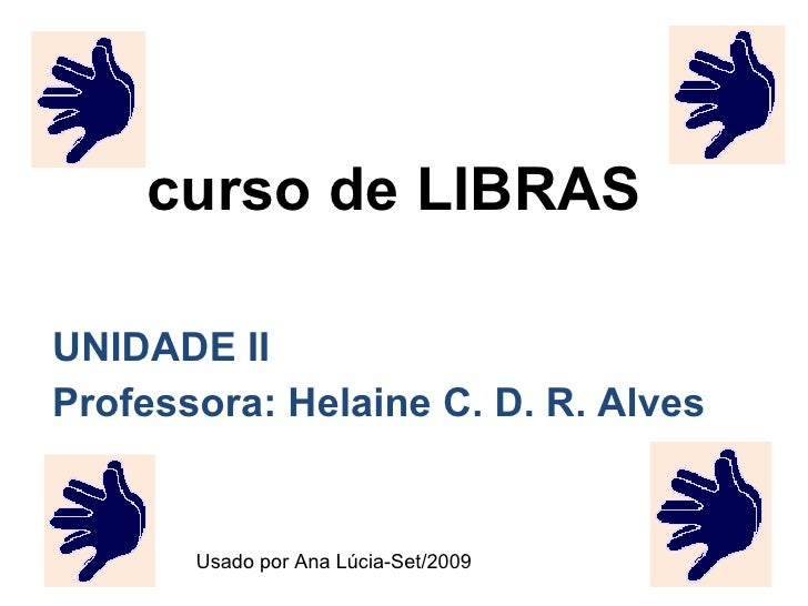 Curso de libras