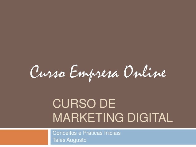 Curso marketing digital rj