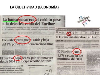 LA OBJETIVIDAD (ECONOMÍA)
 