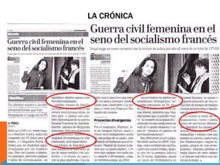 LA CRÓNICA
 