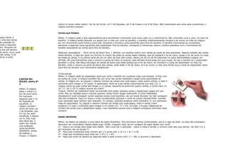 coloca no bolso nesta ordem: Um Az de Ouros, um 2 de Espadas, um 4 de Copas e um 8 de Paus. Não importando que carta seja a escolhida, o
                                        mágico acertará sempre.


                                        Cartas que Andam

 para retirar a                         Efeito: O mágico pede a dois espectadores para escolherem livremente uma carta cada um e memorizá-la. São colocados uma a uma, no meio do
a uma das cartas                        baralho. O mágico então fazendo um passe com a mão por cima do baralho, o baralho misteriosamente começa a se mover na mão do mágico,
de antemão ali.                         em um movimento para frente e para trás, deixando a primeira carta escolhida para fora do baralho. O baralho movimenta-se novamente
modo a segunda                          deixando a segunda carta escolhida pelo espectador fora do baralho. Intrigante e misterioso, deixa o público perplexo com o movimento do
 lso. Pergunte ao                       baralho expulsando as cartas para fora do baralho.
 a que ele pensou.
da carta, como você                     Materiais necessários: - 70cm de fio de Nylon fino, 1 alfinete, um baralho inteiro com cartas de papel de boa qualidade. Separe metade das cartas
três cartas, é só                       deste baralho, e faça por igual um furinho no centro de todas as cartas desta metade, pois alí passará o fio de nylon, passe o fio de nylon no meio
etirar a carta                          de todas as cartas, e na ultima carta dê um nó, afim de ficar bem preso, deixe uns 40 cm de fio sobrando na outra extremidade e pegue um
                                        alfinete, dê uma dobradinha nele e amarre a ponta da linha no mesmo, este alfinete ficará preso em sua roupa. Ao dar o baralho p/ o espectador
                                        escolher a carta, não deixa ele pegar as cartas de baixo que estão presas por a fio de nylon, ao introduzir a carta do espectador no meio do
                                        Baralho, enfie a mesma na parte de baixo das cartas, onde estão o fio de nylon, aí é só mover a mão para frente que a carta do espectador sairá
                                        para fora do baralho num movimento espetacular


                                        Corte preciso
                                        Efeito: O mágico pede ao espectador para que corte o baralho em qualquer lugar que desejar, e ficar com
                  CARTAS NO             as cartas do corte. O mágico também faz um corte nas cartas restantes e pega outra quantidade de
                  BOLSO, efeito N°      cartas. O mágico diz: eu peguei o mesmo número de cartas que você pegou, mais quatro cartas, e mais o
                  2                     suficiente para chegar a 19 cartas. O espectador conta as suas cartas (suponhamos que seja 13). O
                                        mágico conta as suas cartas até chegar a 13 cartas, descarta as próximas quatro cartas, e conta mais 15,
                  Efeito: O mágico      16, 17, 18, e 19! O mágico acerta em cheio!
                  pede o nome e a       Truque: Parece ser impossível fazer tal previsão sem saber quantas cartas o espectador pegou em seu
                  cor de uma carta.     corte. Mas na verdade pouco importa quantas cartas foram pegas realmente. A única habilidade
                  Por exemplo,          necessária é você conseguir contar quantas cartas você escolheu, de um modo discreto. Se não conseguir,
                  digamos que o 10      não tem problema. Faça um leque o mais corretamente possível e conte as cartas mentalmente. Quando
                  de Espadas foi        tiver calculado esse número (por exemplo, 23 cartas), subtraia qualquer valor arbitrário (4, por exemplo).
                  escolhido. O          Diga ao espectador: Eu peguei o mesmo número de cartas que você pegou, mais 4 cartas (valor
                  mágico primeiro       qualquer), e mais o suficiente para chegar a 19 cartas (23 - 4 = 19). Ou seja, o truque independe do
                  retira do bolso um    número de cartas que o espectador pegou, mas realmente parece que o mágico conseguiu adivinhar esse
                  2 de Espadas, que     número!
                  é a cor da carta
                  escolhida, e depois   DADO INCRÍVEL
                  um 8. Oito mais
                  dois dará dez, e      Efeito: Os dados se prestam a uma série de jogos divertidos. Eles permitem tantas combinações, que é o caso de dizer: se eles não existissem,
                  assim por diante      deveriam ser inventados! Depois deste jogo, então, ninguém mais vai ter coragem de jogar dados com você!
                  com qualquer          1º - Peça a um amigo para jogar dois dados - sem você ver a operação - sobre a mesa e anotar o número mais alto que obtiver. Se fizer 4 e 3,
                  carta escolhida.      por exemplo, ele vai anotar 4.
                  SEGREDO: Antes        2º - Peça que multiplique esse número por 2 e some com 1 (4 x 2 = 8 + 1=9).
                  de realizar o         3º - Diga que multiplique esse total por 5 (9 x 5 = 45).
                  truque, o mágico      4º - Peça que some os pontos do segundo dado a este número (45+ 3 = 48), e anuncie o resultado.
 