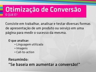 :: DICAS DE SEO POR ANDRÉ FARIA GOMES
http://pt.slideshare.net/andrefaria/seo-em-2015
 