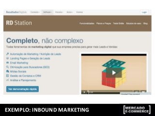 EXEMPLO: INBOUND MARKETING
 