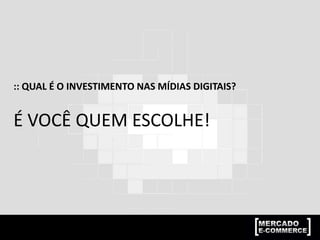 DEFINIÇÃO DOS CANAIS:
AFINIDADE OU COMPORTAMENTO
Pedro Henrique
- 29 anos
- Corredor amador
- Participa de competições
- Tênis preferido: Nike
LINKS
PATROCINADOS
FACEBOOK ADS
CONTEÚDO:
BLOG
REDES SOCIAIS
E-BOOKS
BANNERS
EM SITES
E BLOGS
 