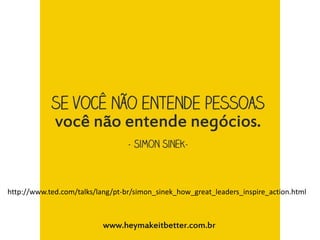 Primeiros passos para fazer campanhas
nas mídias sociais
E-book Scup
Baixar o livro:
http://goo.gl/ev17j
 