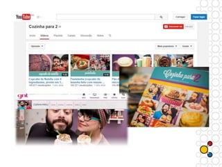 Pageviews +
assinantes +
matérias sobre os
livros + gnt
 