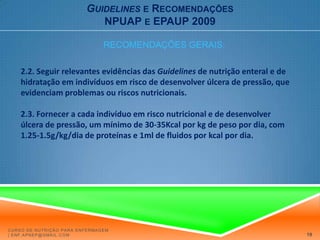 Estimativas das necessidades nutricionais 