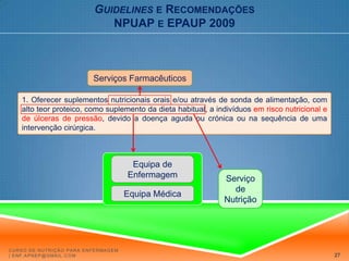 Evidência C (13 itens)Curso de Nutrição para Enfermagem | enf.apnep@gmail.com21