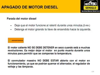 139
APAGADO DE MOTOR DIESEL
(5 min.)
 