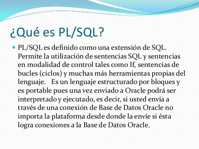 Curso pl sql