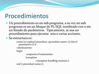 Curso de pl sql básico | PPTX