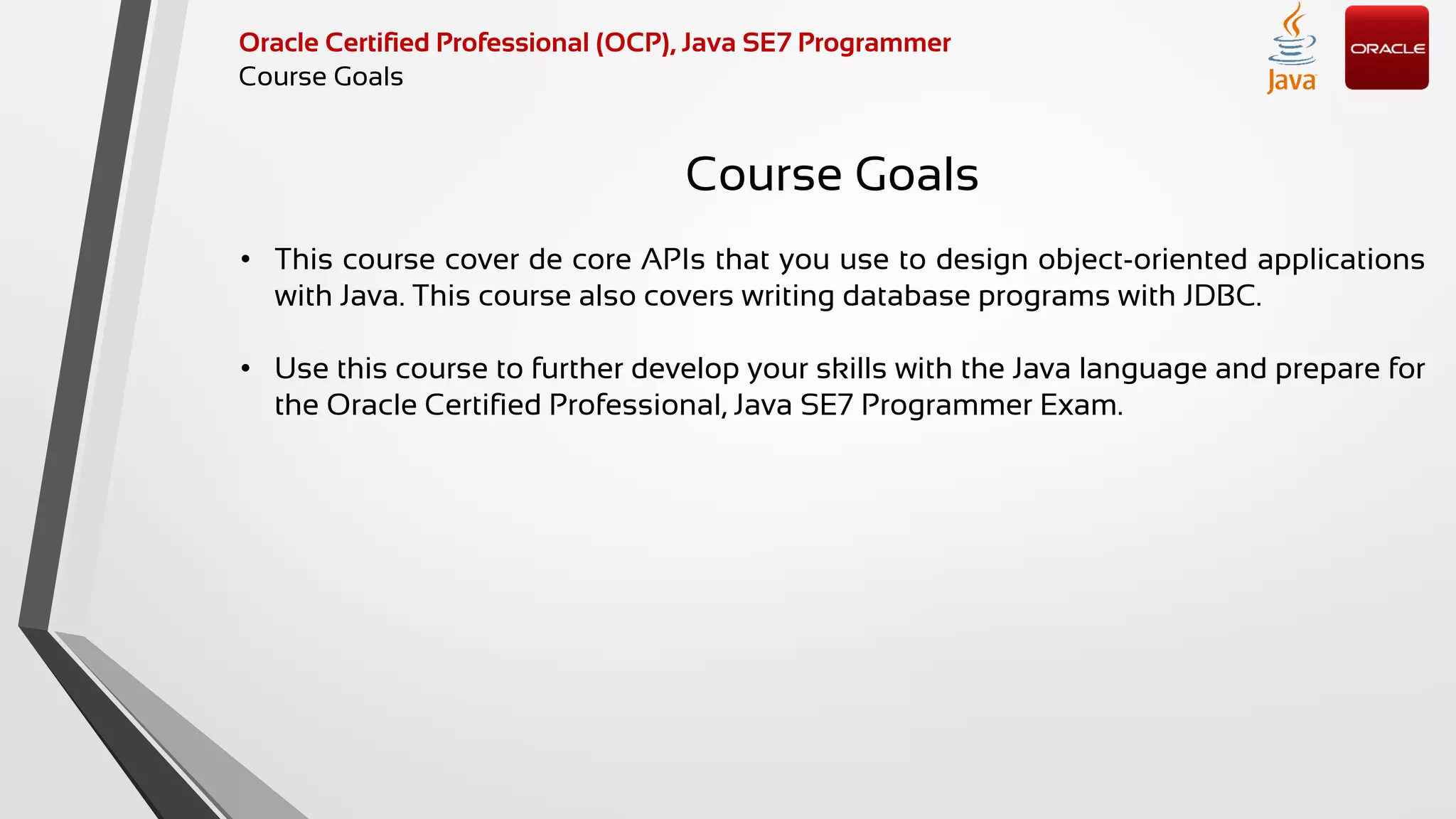 Curso de preparación Oracle Certified Professional (OCP) Java SE7 ...
