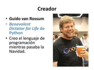 Creadror De Python Curso de Python | PDF