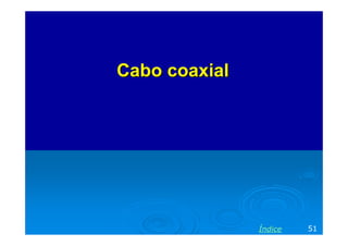 Cabo coaxial

Índice

51

 