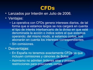 Curso Derivados Y Cfds | PPT