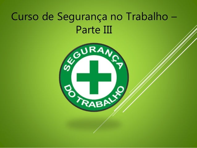 Curso seguranca trabalho