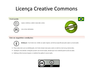 Licença Creative Commons
 