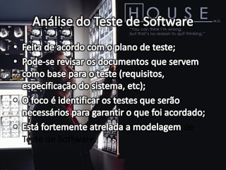 de
Teste de Software.
 