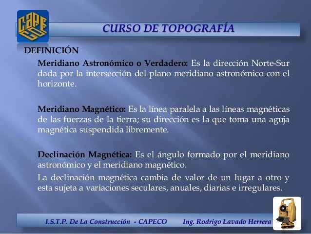 Curso de topografia a distancia