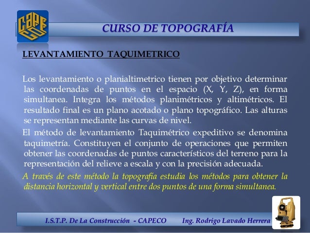 Curso de topografia a distancia