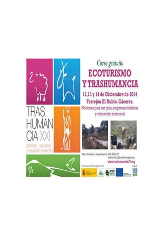 #turismo : Trashumancia y Ecoturismo