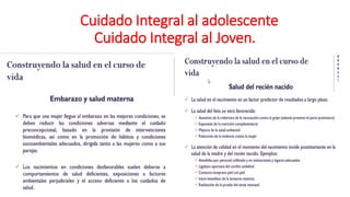 CCuidado Integral al adolescente
Cuidado Integral al Joven.
 