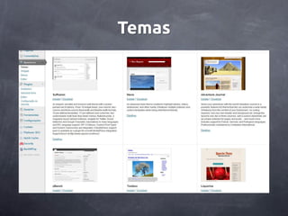 Temas
 