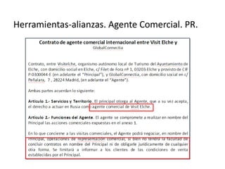 Herramientas-alianzas. Agente Comercial. PR.

 