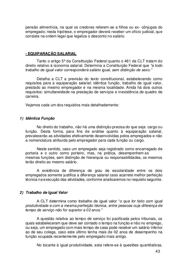 Artigo 461 clt comentado