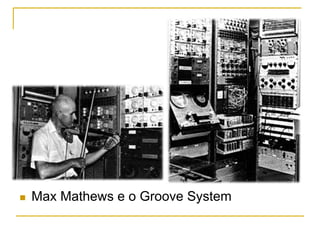 n  Max Mathews e o Groove System
 