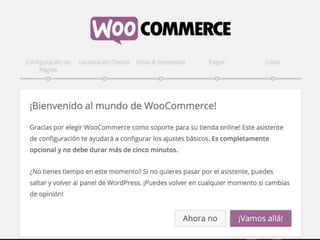 Ecommerce y Tiendas Virtuales: Woocommerce, Prestashop, Magento