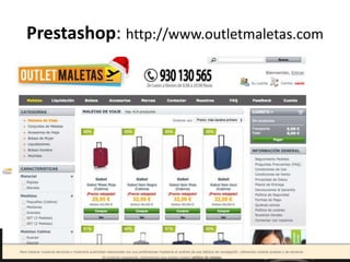 Ecommerce y Tiendas Virtuales: Woocommerce, Prestashop, Magento