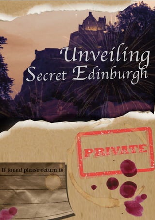 Curso eG/CTR: Unveiling Secret Edinburgh