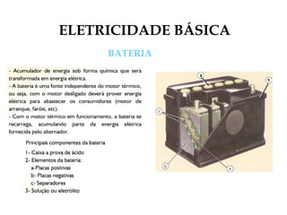 ELETRICIDADE BÁSICA
BATERIA
 