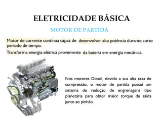 ELETRICIDADE BÁSICA
MOTOR DE PARTIDA
 