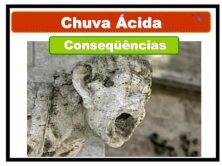 Chuva Ácida
Conseqüências
 