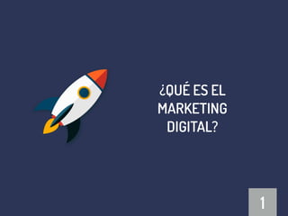 ¿QUÉ ES EL
MARKETING
DIGITAL?
1
 