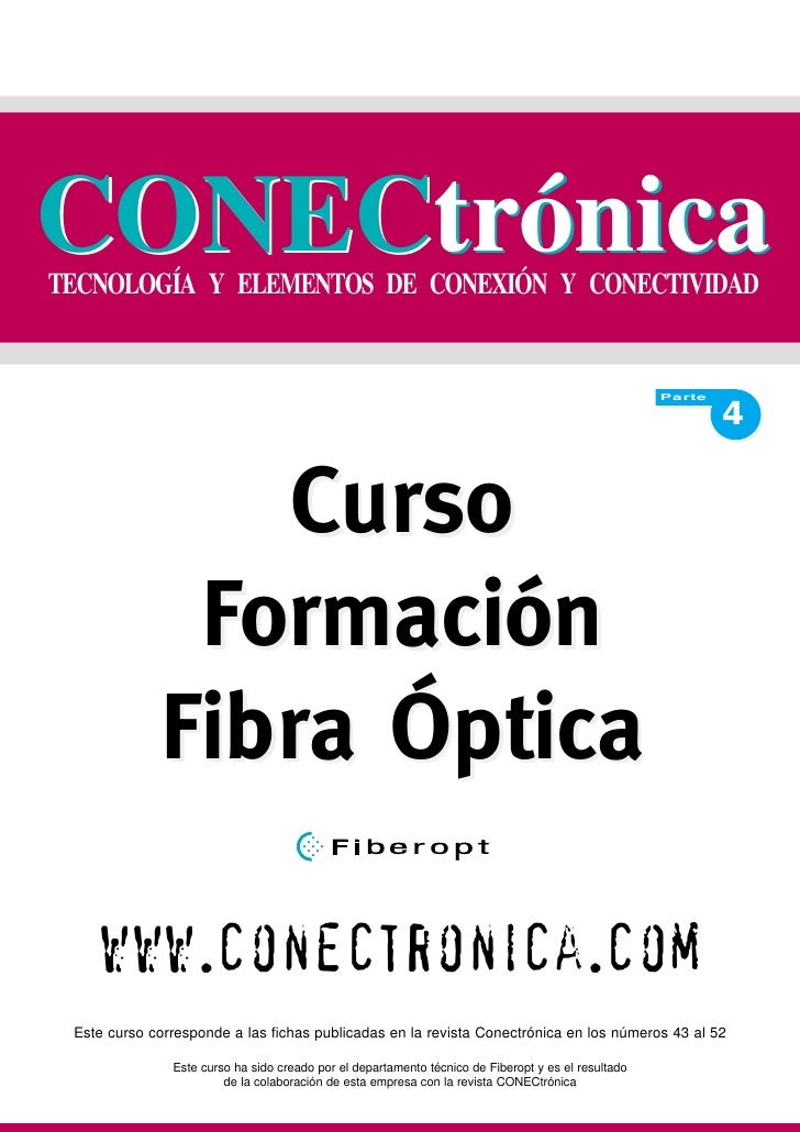 Curso de fibra optica senai
