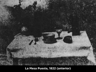 La Mesa Puesta, 1822 (anterior)
 