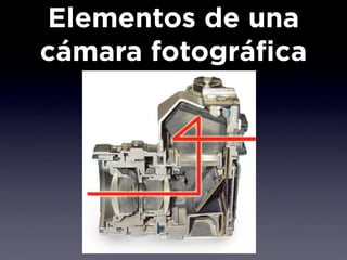 Elementos de una
cámara fotográfica
 