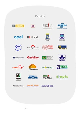 Curso: Instalação e Manutenção de Sistema Solar Fotovoltaico.
2
 