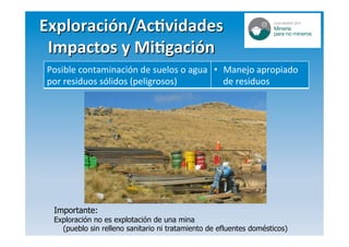 Aspectos ambientales relacionados a la actividad minera | PDF