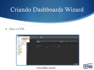 Criando Dashboards Wizard


S Abra o CDE.




                www.it4biz.com.br
 